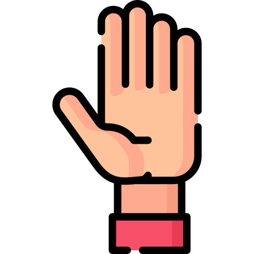Hands up - Free hands and gestures icons