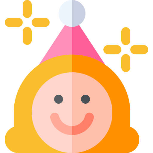 Birthday girl free icon