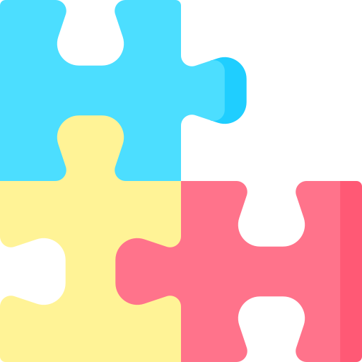 Puzzle pieces Special Flat icon
