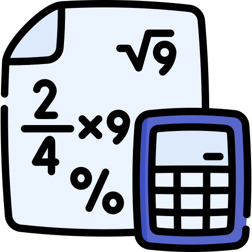 Calculation free icon
