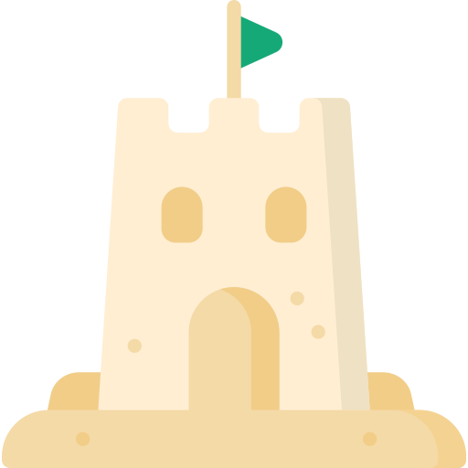 Sand castle - Free holidays icons