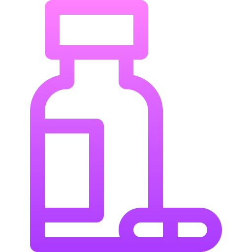Drug Basic Gradient Lineal Color Icon 0057
