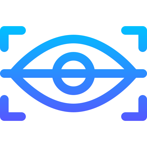 exploración ocular icono gratis