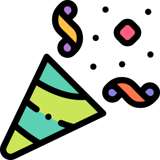 Confetti - free icon