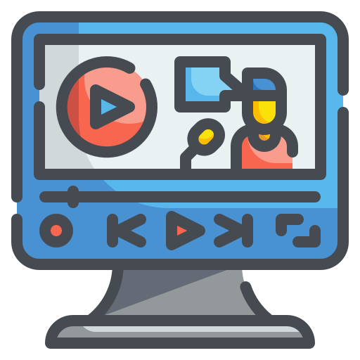 lecteur vidéo Icône gratuit lecteur vidéo Icône gratuit