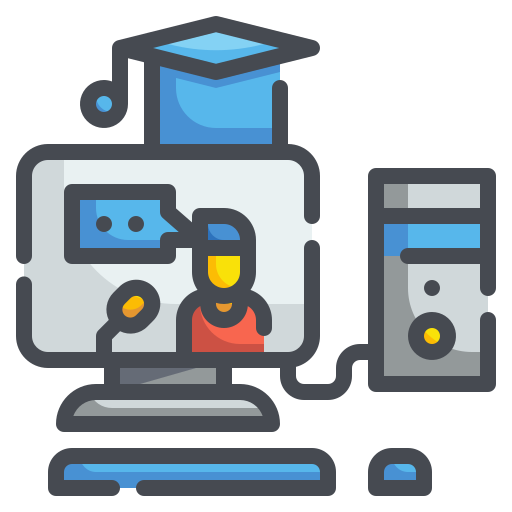 séminaire en ligne Icône gratuit