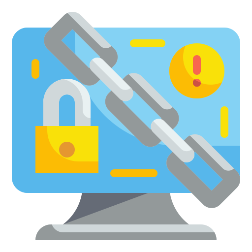 secuestro de datos icono gratis