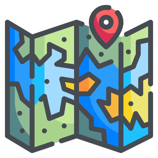 mapa icono gratis