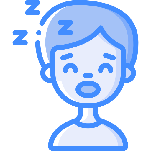 Tired Basic Miscellany Blue icon