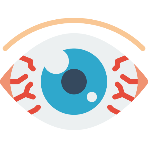 Eye Basic Miscellany Flat icon