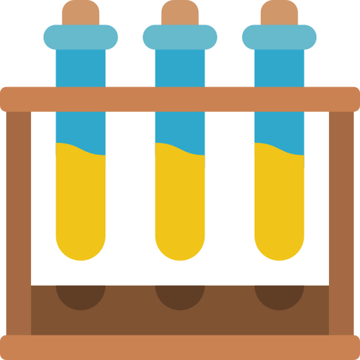 Test tube Basic Miscellany Flat icon