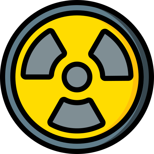 radioactivo icono gratis