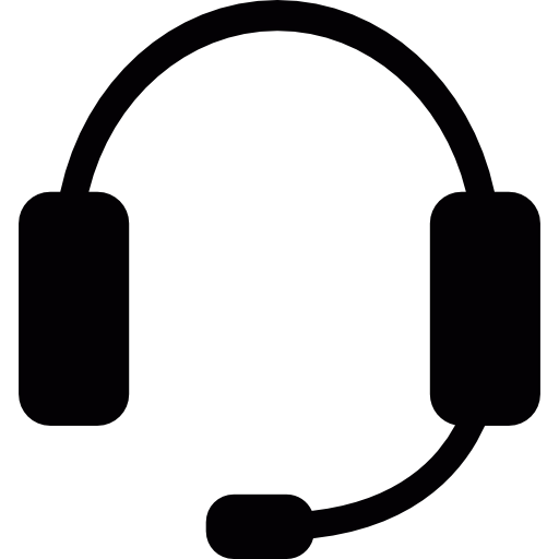 Micrófono auriculares ordenador iconos auriculares, micrófono