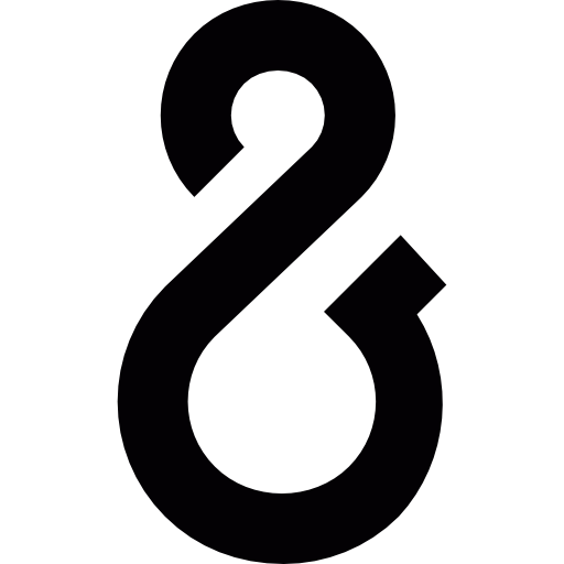 Ampersand And Symbol Logo Icon Black PNG Images & PSDs for