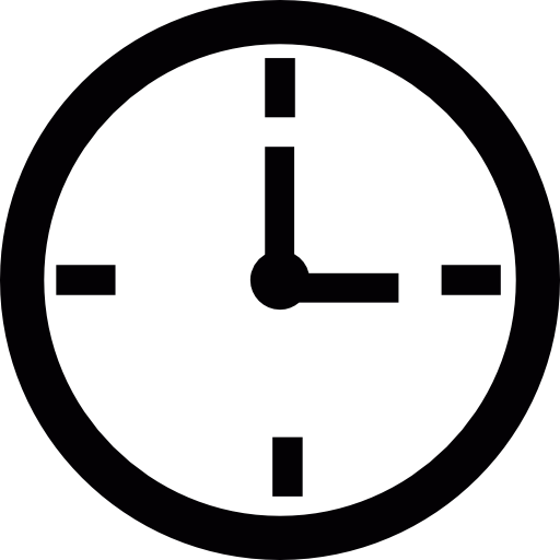 horloge murale Icône gratuit