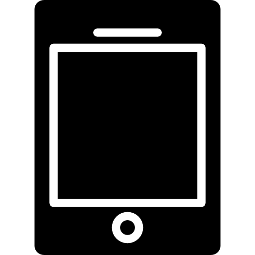 android tablet silhouette