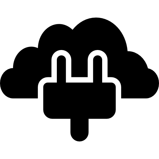 conexión con la nube icono gratis