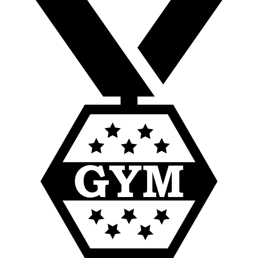 variante de medalla de gimnasia icono gratis