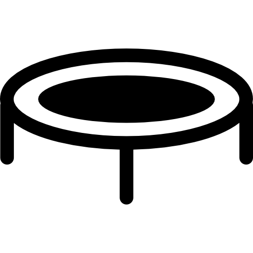 cama de salto circular icono gratis