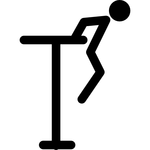 práctica de gimnasta icono gratis