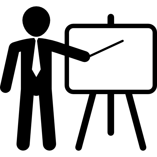 person presentation icon