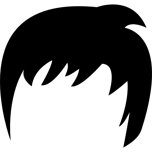 Free Icon | Short black male hair shape