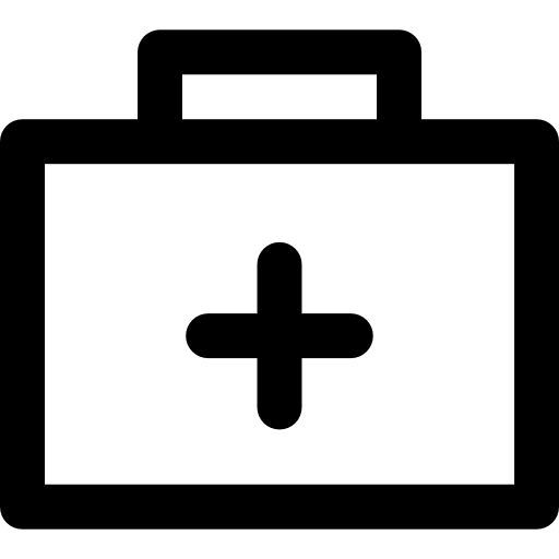 esquema del kit médico icono gratis