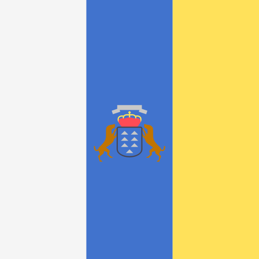 Alfabeto Oh mano Islas canarias - Iconos gratis de banderas