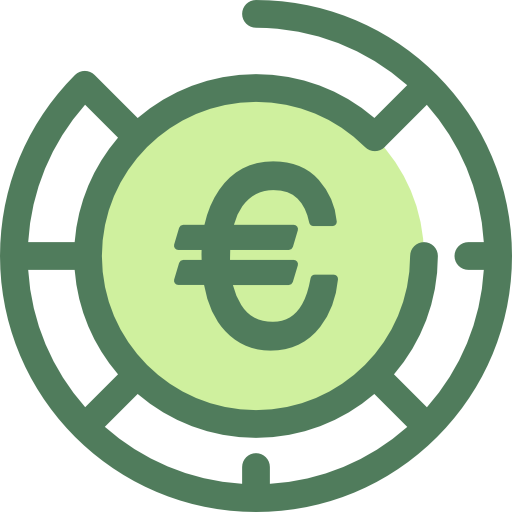 euro icono gratis