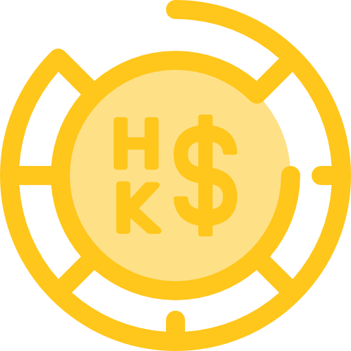 dolar de hong kong icono gratis