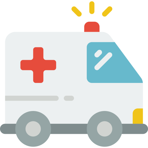 Ambulance Basic Miscellany Flat icon