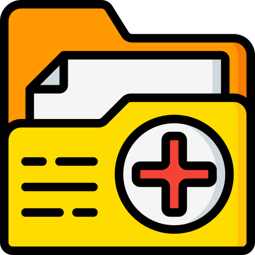 historial médico icono gratis