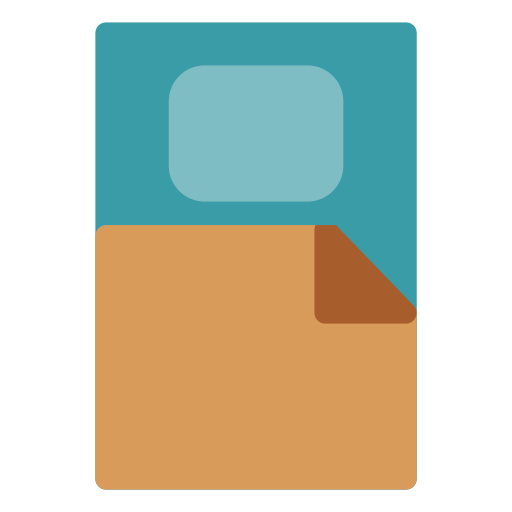 cama individual icono gratis