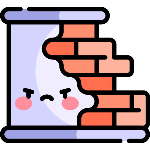 muro de berlín icono gratis