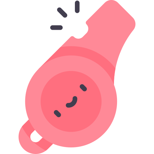 Whistle Kawaii Flat icon