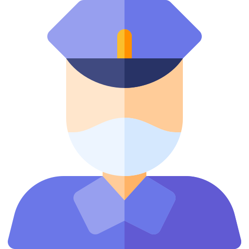 oficial de policía icono gratis