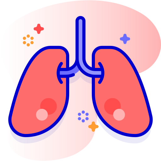 Lungs Special Ungravity Lineal color icon