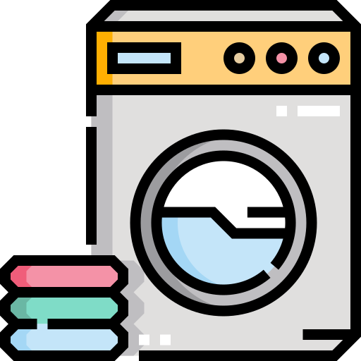 Washing machine Detailed Straight Lineal color icon