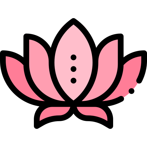 Lotus Detailed Rounded Lineal color icon