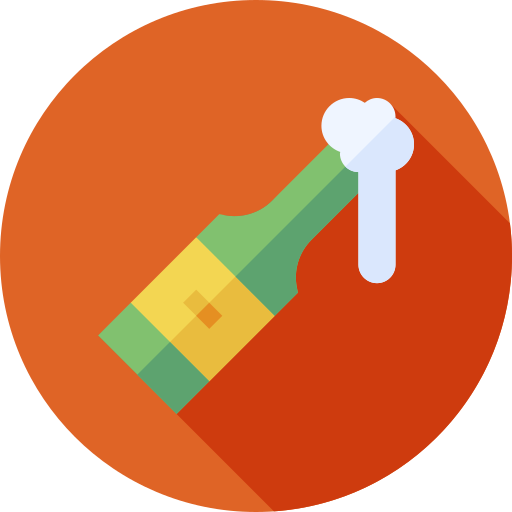 botella de cerveza icono gratis