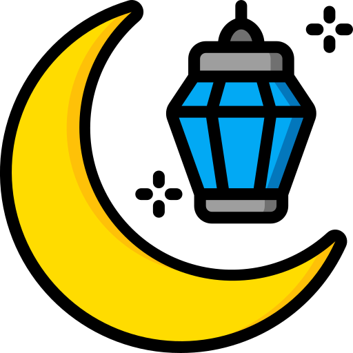 luna creciente icono gratis