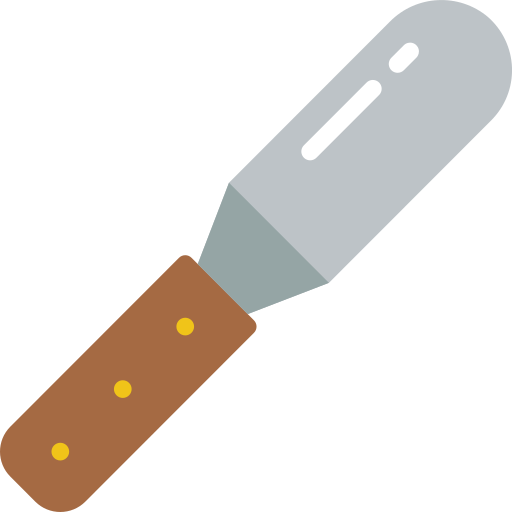 cuchillo de paleta icono gratis