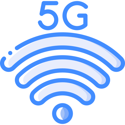 Wi fi Basic Miscellany Blue icon