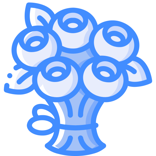 ramo de flores icono gratis