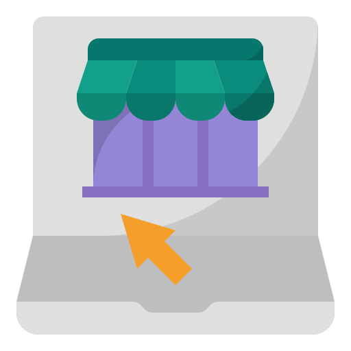tienda online icono gratis