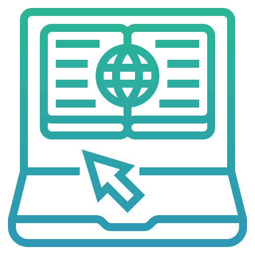 aprender en línea icono gratis
