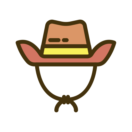 sombrero de vaquero icono gratis