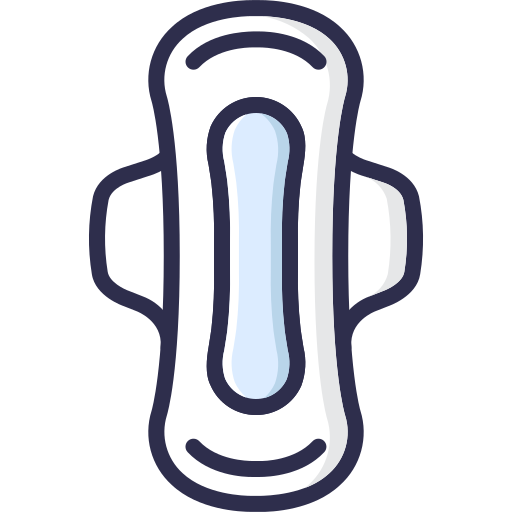 Sanitary napkin Generic Outline Color icon