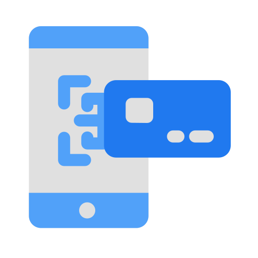 Mobile card free icon Mobile card free icon