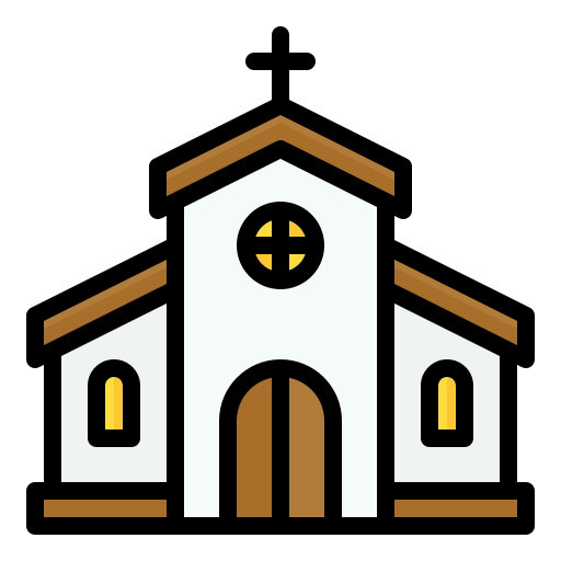 Church Generic Outline Color icon